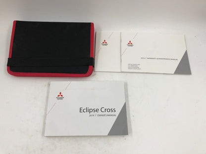 2019 Mitsubishi Eclipse Cross Owners Manual Set with Case OEM B02B37049