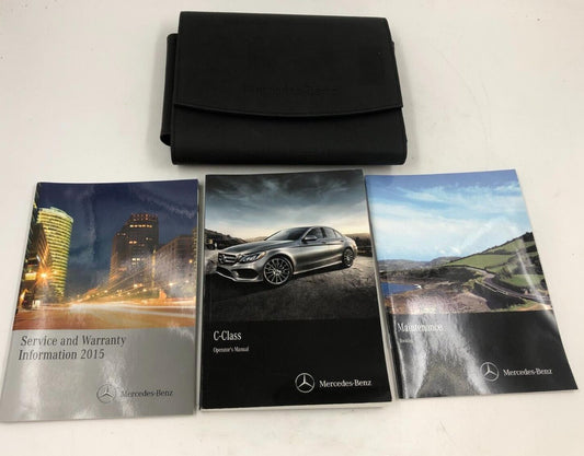 2015 Mercedes-Benz C-Class Owners Manual Set with Case B02B44056