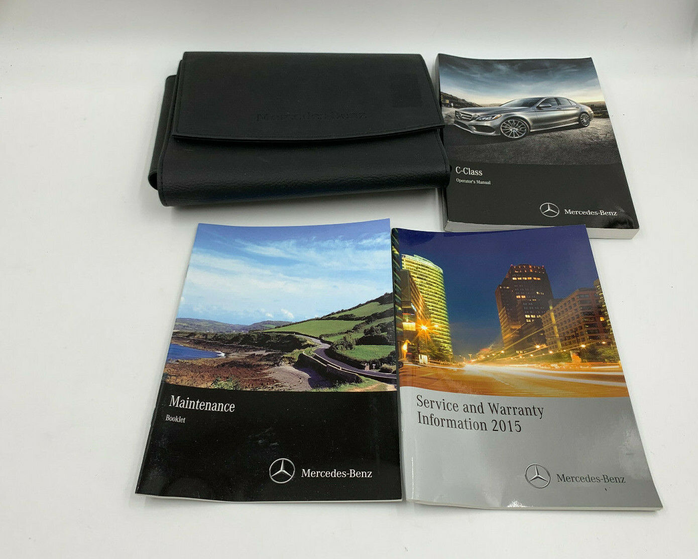 2015 Mercedes-Benz C-Class Owners Manual Set with Case B02B44056