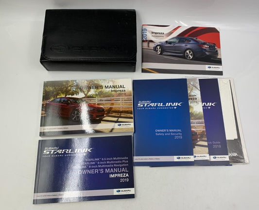 2019 Subaru Impreza Owners Manual Set with Case C01B44049