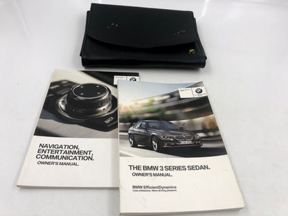 2012 BMW 3 Series Owners Manual Handbook Set with Case OEM E03B17072