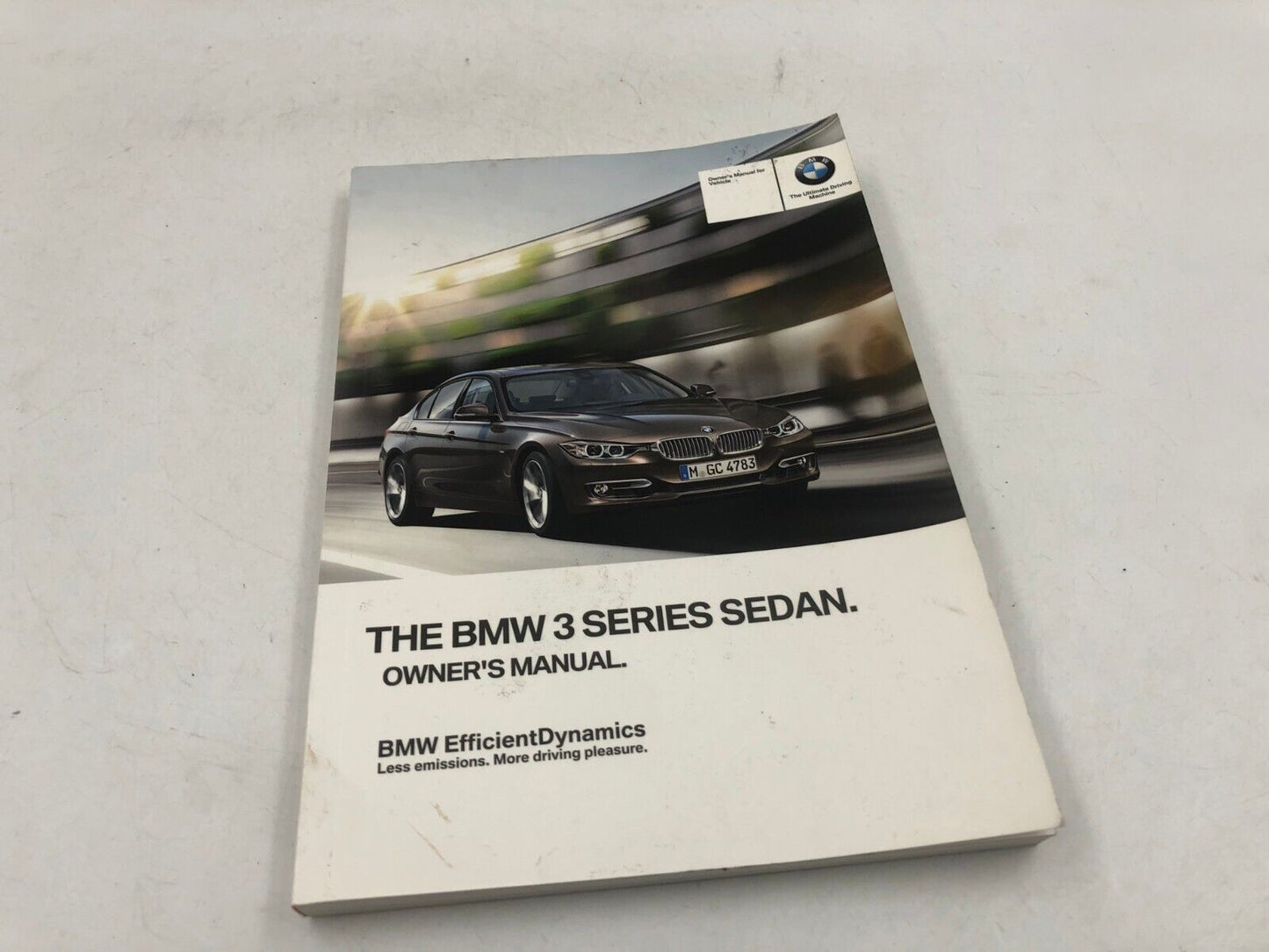 2012 BMW 3 Series Owners Manual Handbook Set with Case OEM E03B17072