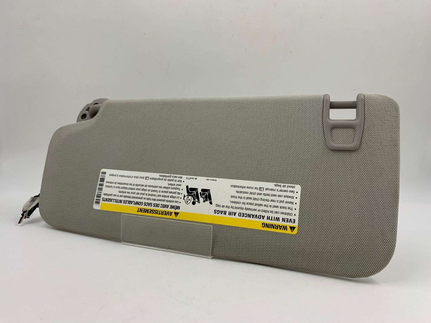 2013-2021 Buick Encore Passenger Sun Visor Sunvisor Gray Illuminated A01B26032