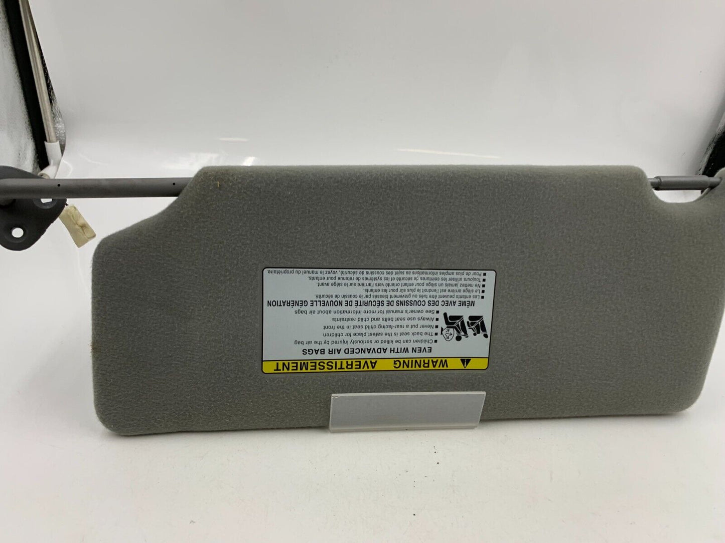 2005-2012 Toyota Avalon Passenger Sun Visor Sunvisor Gray OEM F03B36063