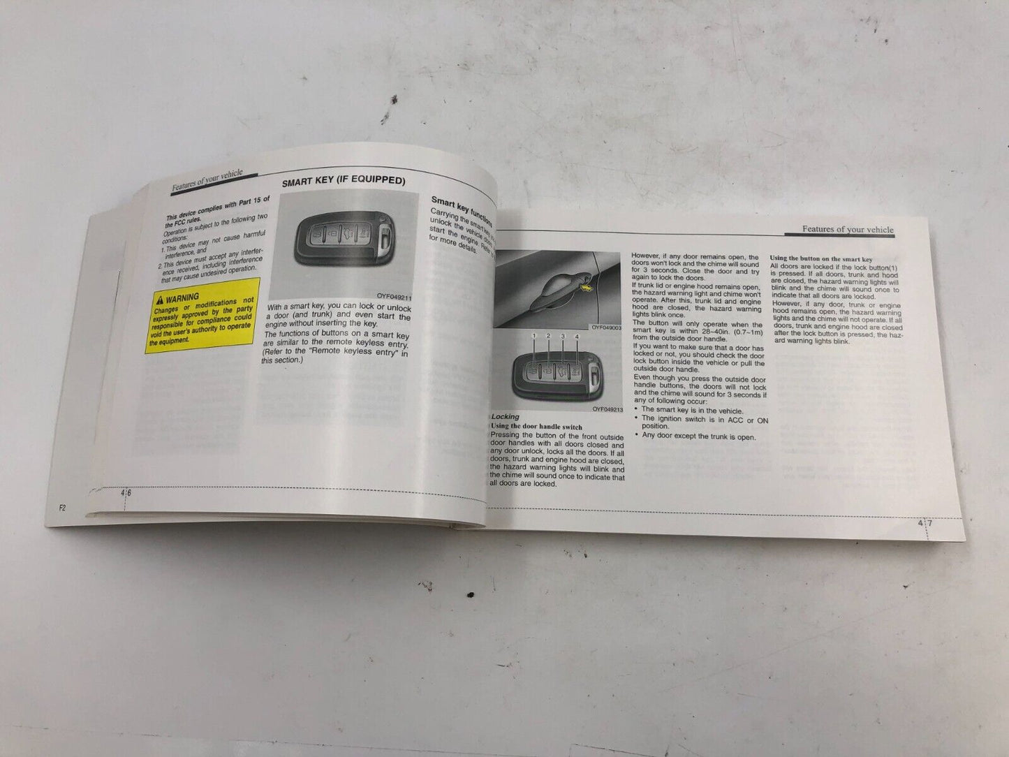 2012 Hyundai Sonata Owners Manual OEM E01B05053