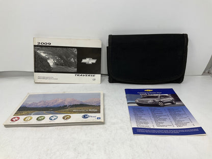 2009 Chevy Traverse Owners Manual Set with Case OEM A02B56021