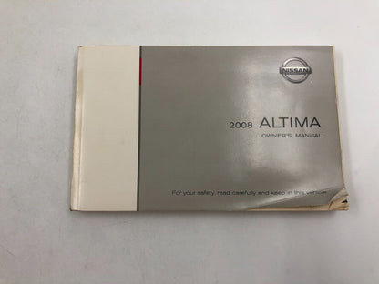 2008 Nissan Altima Owners Manual Handbook Set with Case OEM F03B16073