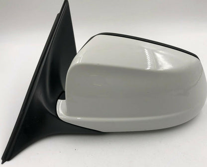 2011-2012 BMW 535i Driver Side View Power Door Mirror White OEM B02B53003