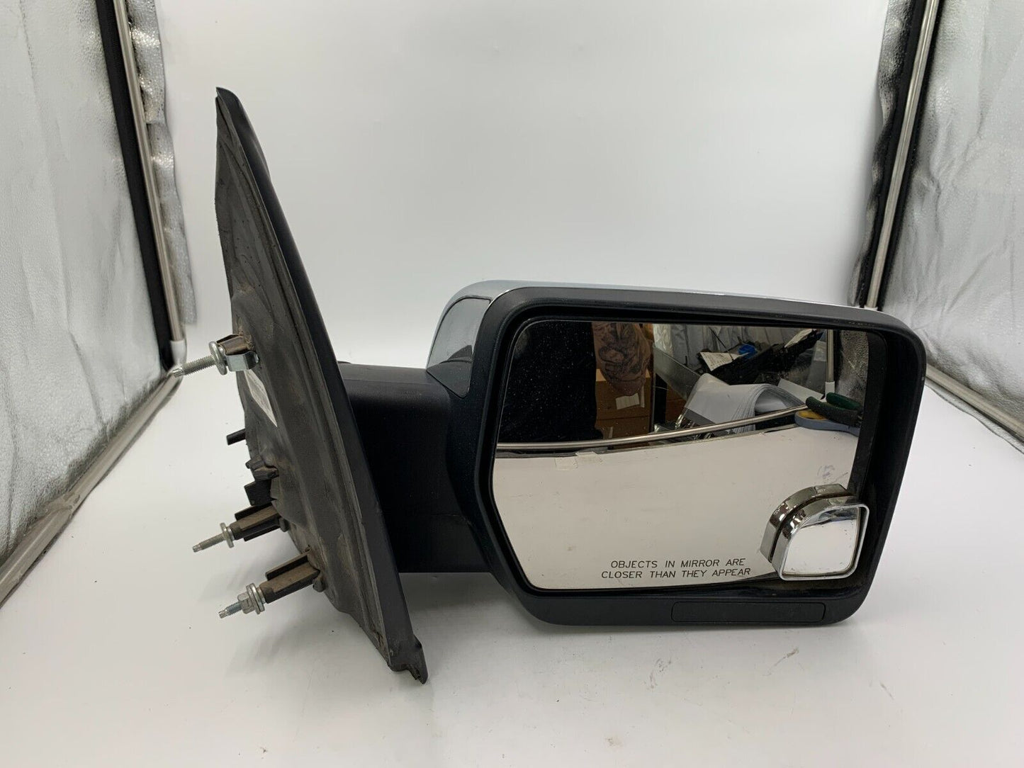 2009-2010 Ford F150 Passenger Side View Power Door Mirror Chrome OEM B02B36040