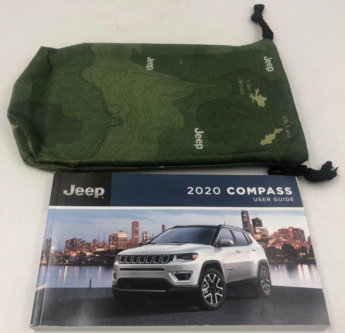 2020 Jeep Compass Owners Manual Handbook with Case OEM C02B48048