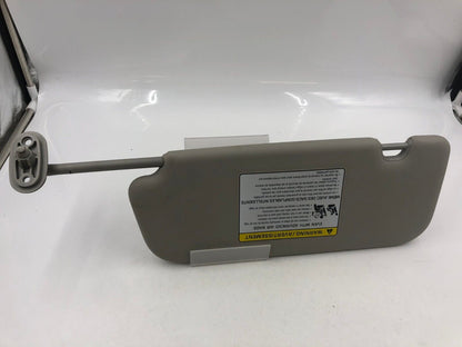 2017-2018 Kia Forte Passenger Sun Visor Sunvisor Gray OEM I01B38052