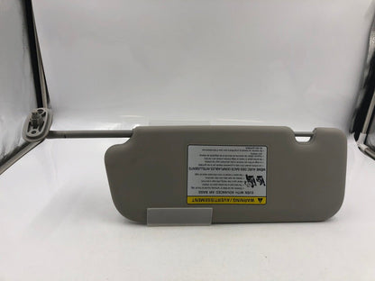 2017-2018 Kia Forte Passenger Sun Visor Sunvisor Gray OEM I01B38052