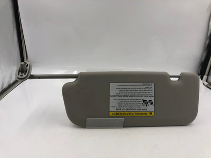 2017-2018 Kia Forte Passenger Sun Visor Sunvisor Gray OEM I01B38052