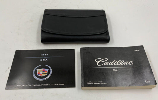 2010 Cadillac SRX Owners Manual Set with Case OEM C04B31052