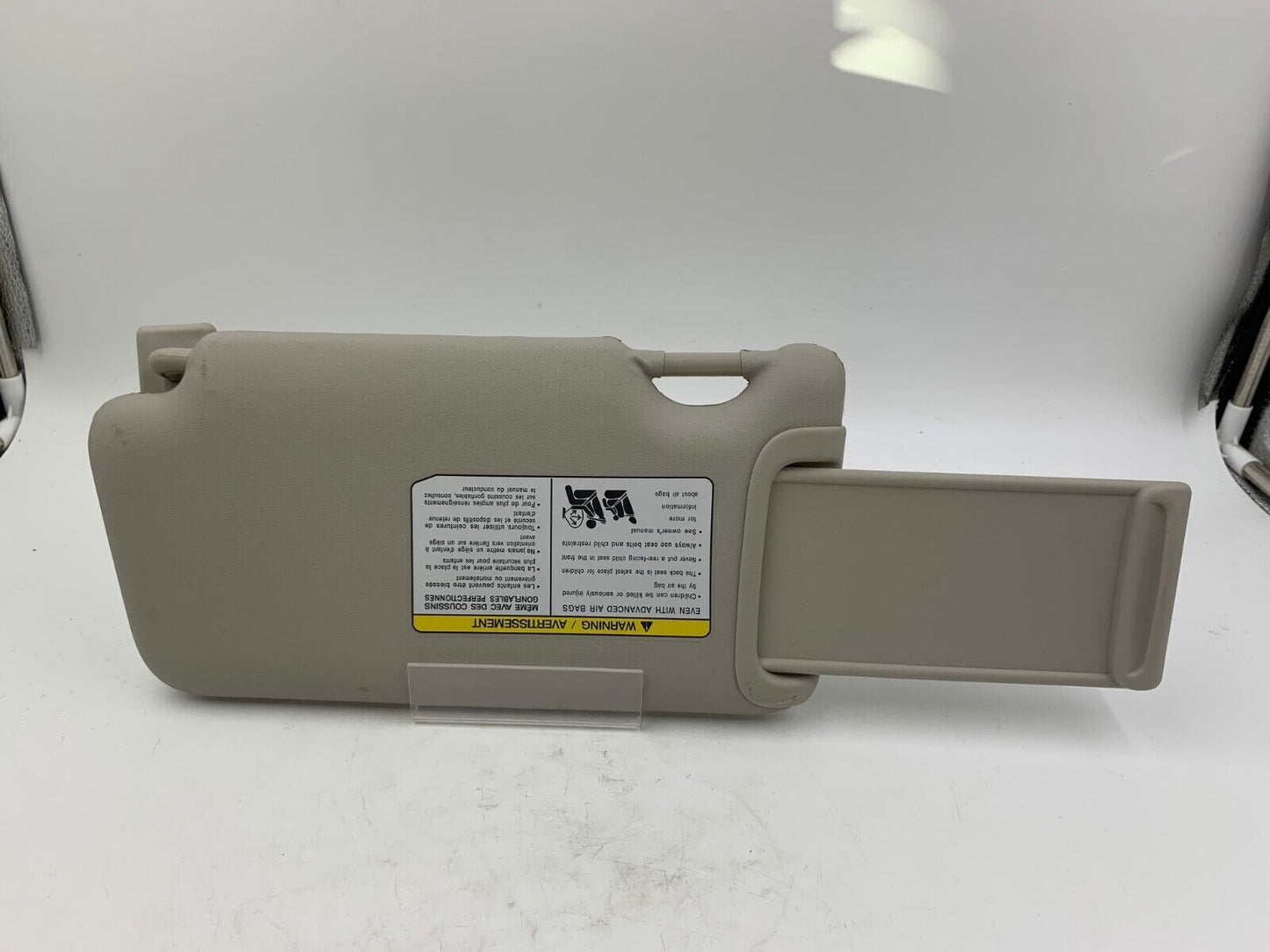 2015-2019 Nissan Versa Passenger Sun Visor Sunvisor Gray OEM B02B53029