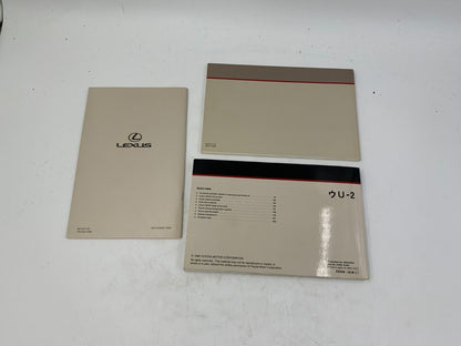 1999 Lexus ES300 Owners Manual Set OEM B02B43027