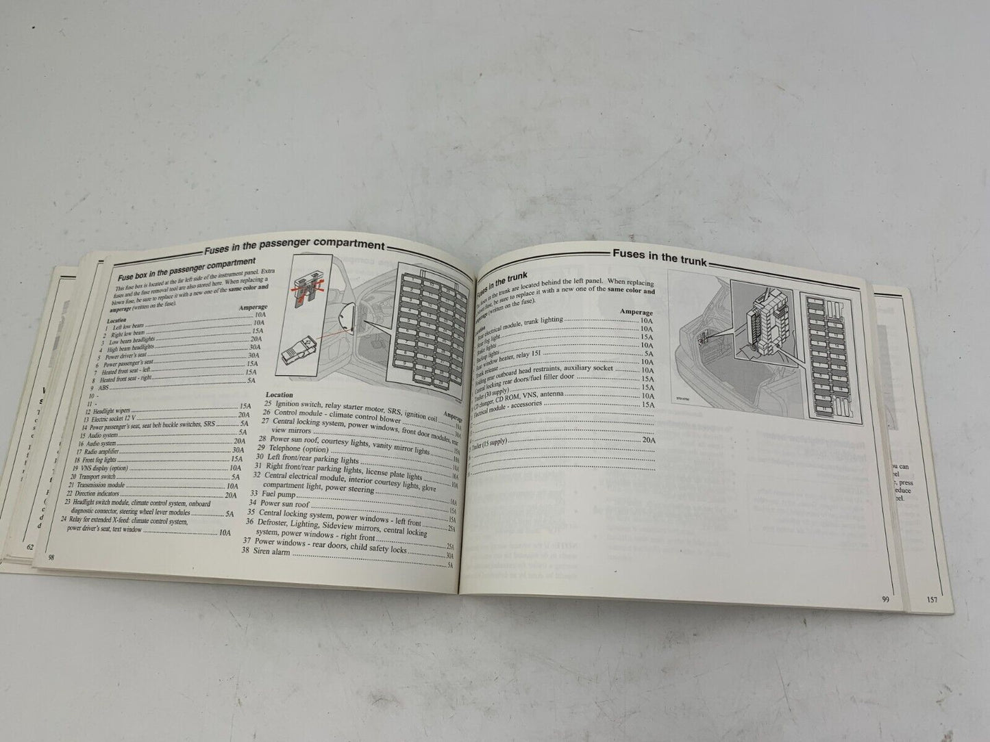 2001 Volvo S80 Owners Manual Set OEM B02B52035