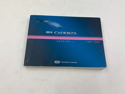 2014 Kia Cadenza Owners Manual OEM B02B38090