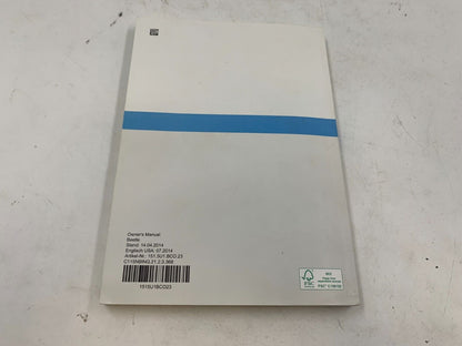 2015 Volkswagen Beetle Owners Manual Set with Case OEM C04B31053