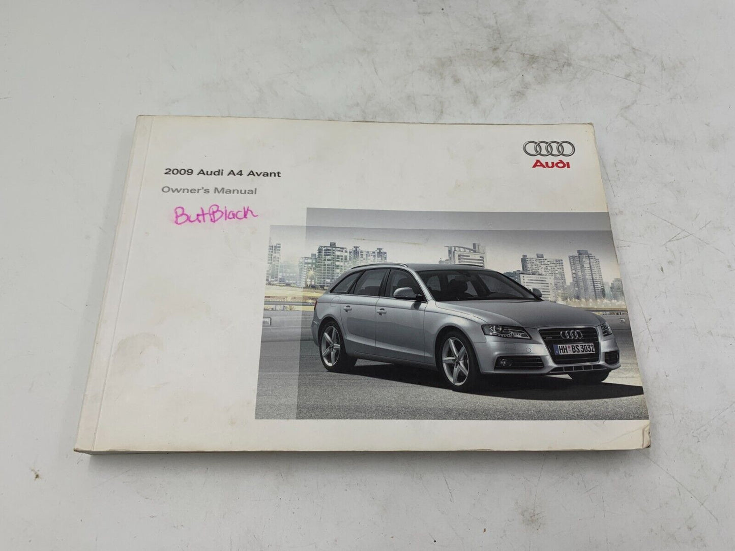 2009 Audi A4 Sedan Owners Manual Set with Case OEM B01B07039