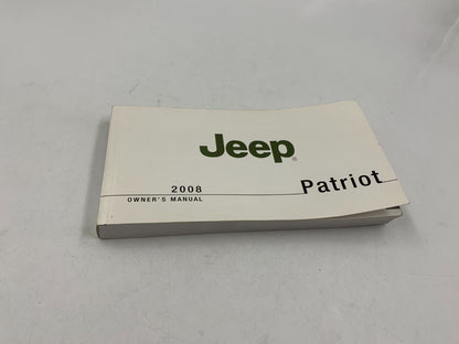 2008 Jeep Patriot Owners Manual Handbook OEM A01B58004