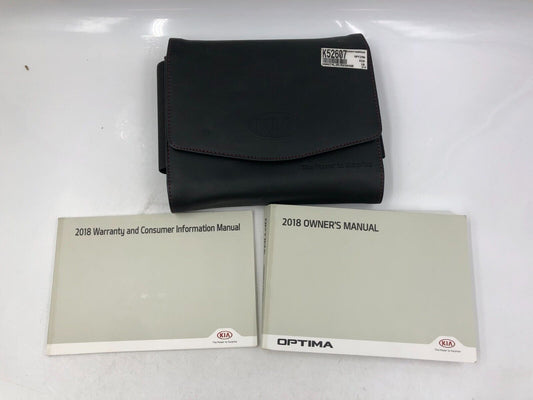 2018 Kia Optima Owners Manual Set with Case OEM A01B69003