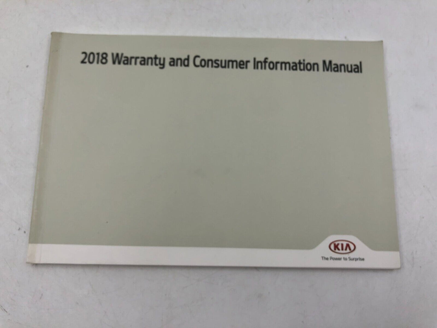 2018 Kia Optima Owners Manual Set with Case OEM A01B69003