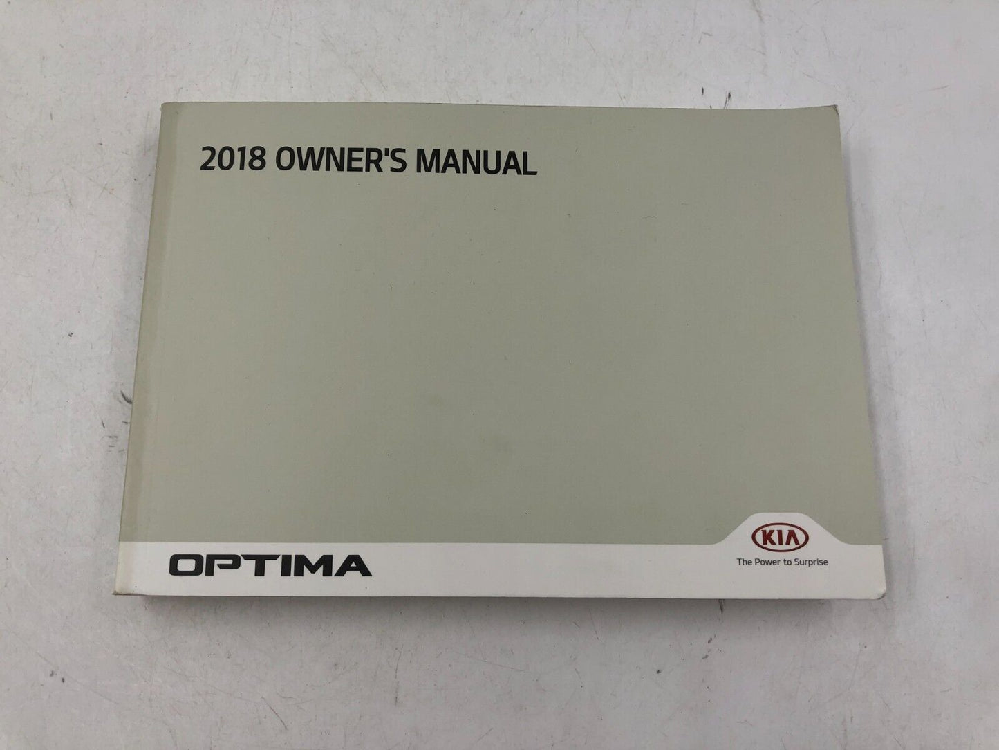 2018 Kia Optima Owners Manual Set with Case OEM A01B69003