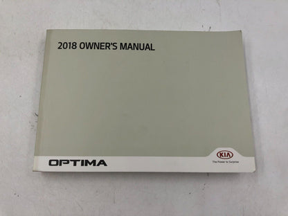 2018 Kia Optima Owners Manual Set with Case OEM A01B69003