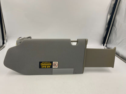 2005 Nissan Maxima Passenger Sun Visor Sunvisor Gray Illuminated OEM A01B69010