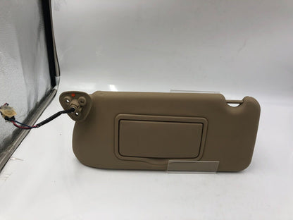 2004-2009 Cadillac SRX Driver Sun Visor Sunvisor Beige Illuminate OEM A01B70002