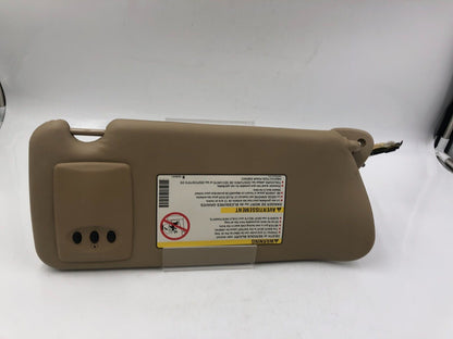 2004-2009 Cadillac SRX Driver Sun Visor Sunvisor Beige Illuminate OEM A01B70002