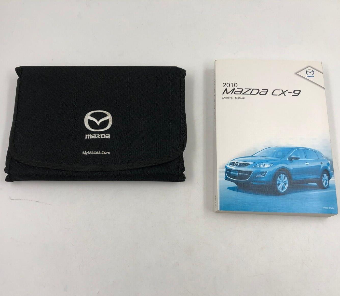 2010 Mazda CX-9 CX9 Owners Manual with Case OEM A01B66004