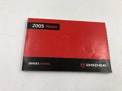 2005 Dodge Neon Owners Manual OEM A01B66005