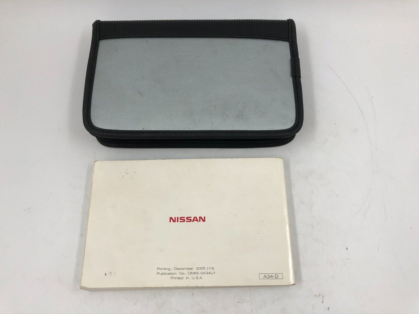 2006 Nissan Maxima Owners Manual Set with Case OEM B02B35005