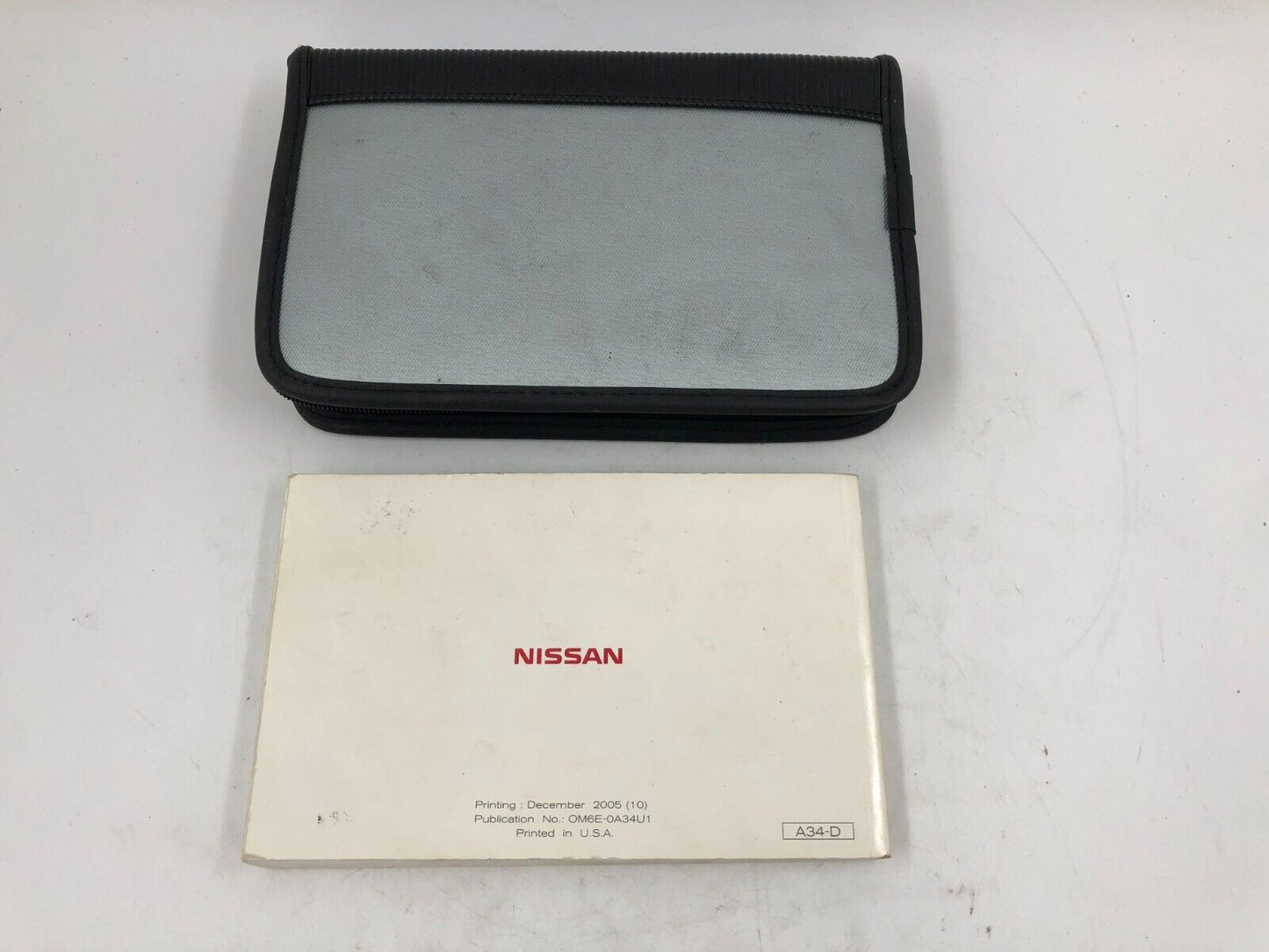 2006 Nissan Maxima Owners Manual Set with Case OEM B02B35005