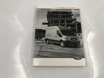 2016 Ford Transit Owners Manual Handbook Set with Case OEM A04B55047