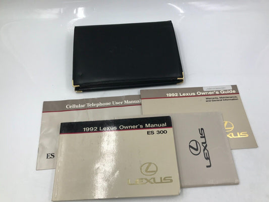 1992 Lexus ES 300 Owners Manual Handbook Set With Case OEM A01B62001