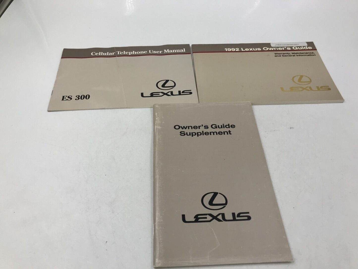 1992 Lexus ES 300 Owners Manual Handbook Set With Case OEM A01B62001