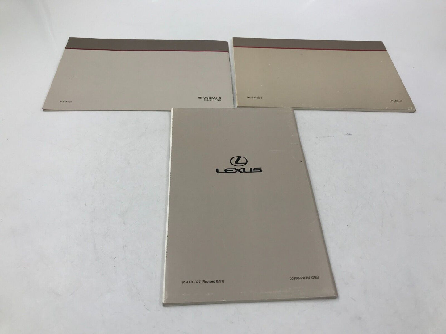 1992 Lexus ES 300 Owners Manual Handbook Set With Case OEM A01B62001