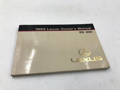 1992 Lexus ES 300 Owners Manual Handbook Set With Case OEM A01B62001