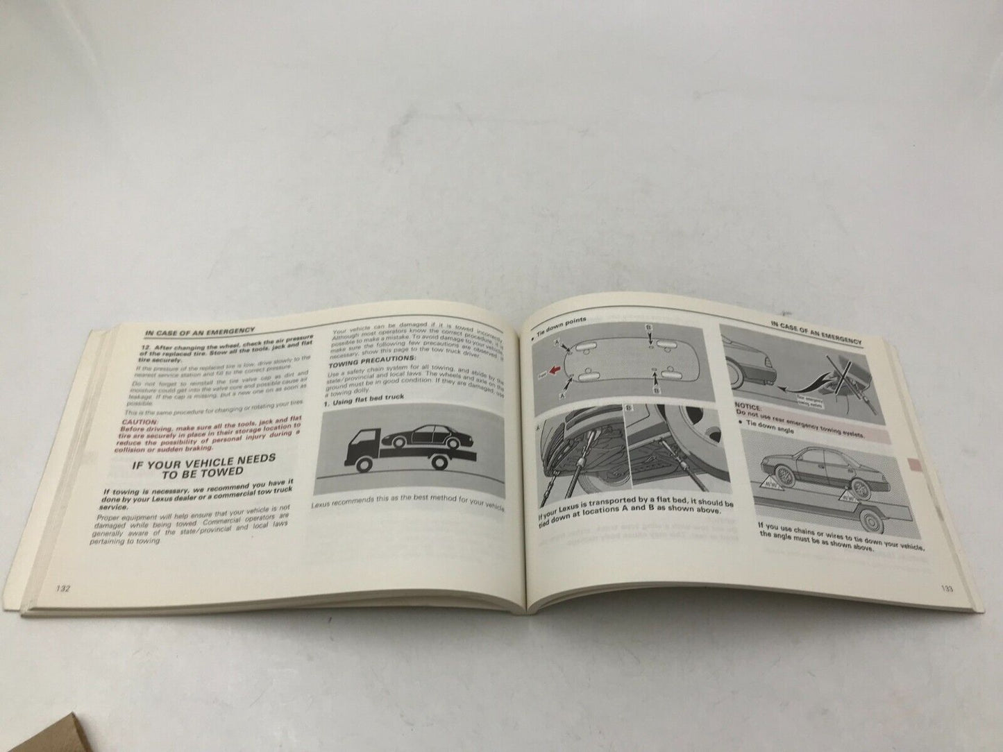 1992 Lexus ES 300 Owners Manual Handbook Set With Case OEM A01B62001