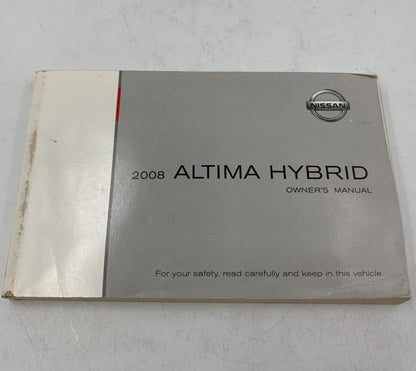 2008 Nissan Altima Hybrid Owners Manual Handbook OEM A01B63006