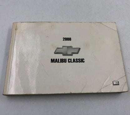 2008 Chevrolet Malibu Classic Owners Manual Handbook OEM H02B05015