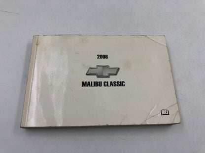 2008 Chevrolet Malibu Classic Owners Manual Handbook OEM H02B05015