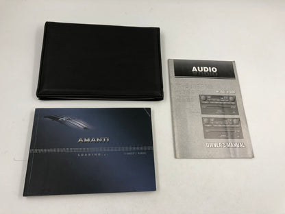 2006 Kia Amanti Owners Manual Handbook Set with Case OEM H02B05016