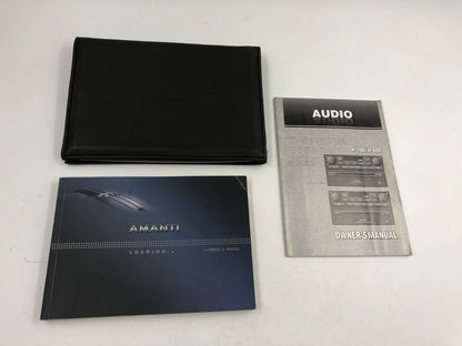 2006 Kia Amanti Owners Manual Handbook Set with Case OEM H02B05016