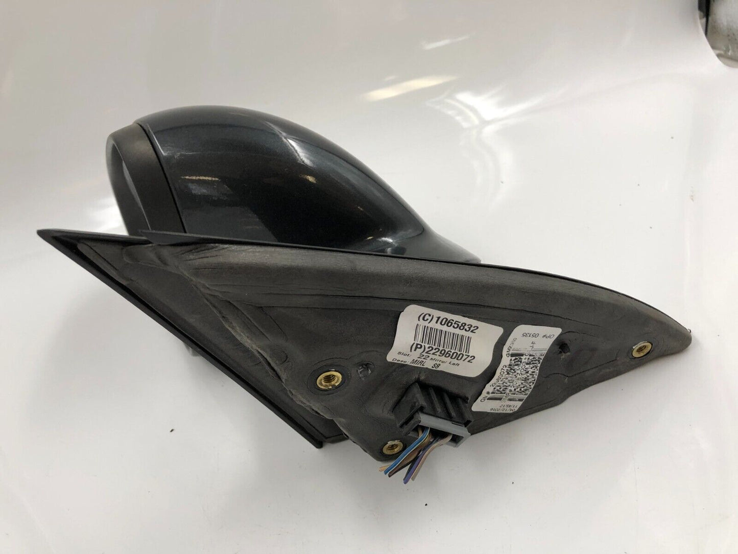 2012-2017 Buick Regal Driver Side View Power Door Mirror Black OEM A04B45050