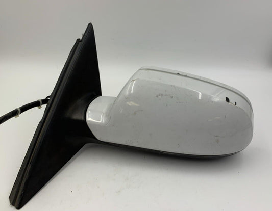 2010-2016 Audi A4 Driver Side View Power Door Mirror White OEM B02B08035