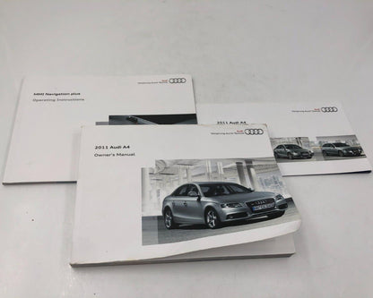 2011 Audi A4 Owners Manual Set OEM H01B35027